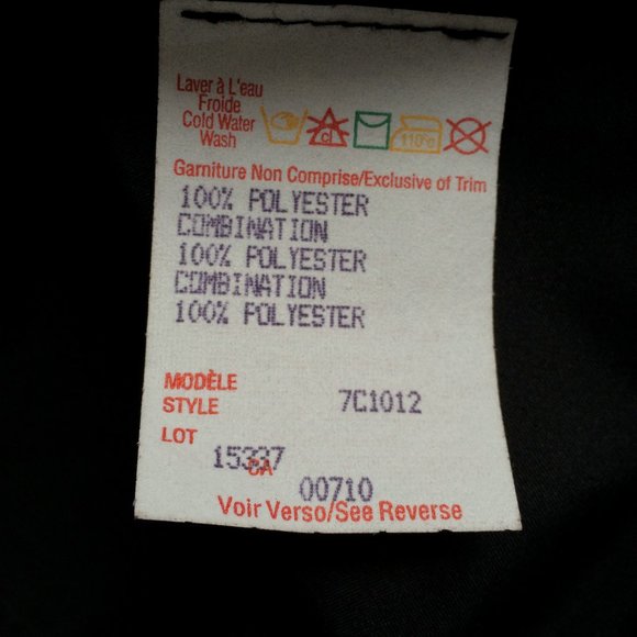 Joseph Ribkoff Womens Black Jacket Sz 8 Ruched Collar Full Zip Lined Polyester - Picture 8 of 11